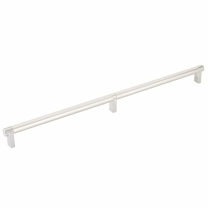 Emtek - Select Cabinet Pull 16 Inch C-C, Rectangular Stem, Smooth Bar