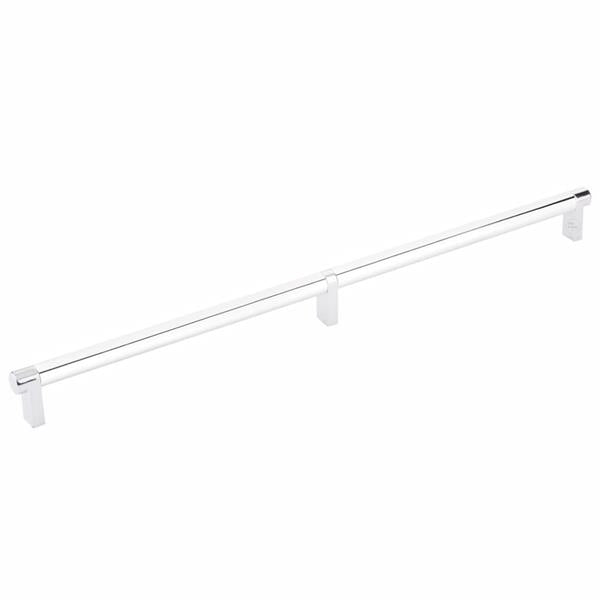 Emtek - Select Cabinet Pull 16 Inch C-C, Rectangular Stem, Smooth Bar