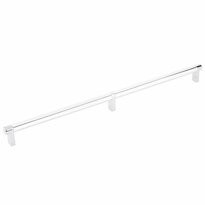 Emtek - Select Cabinet Pull 16 Inch C-C, Rectangular Stem, Smooth Bar