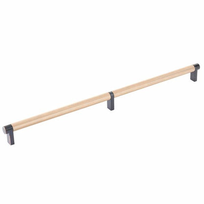 Emtek - Select Cabinet Pull 16 Inch C-C, Rectangular Stem, Knurled Bar