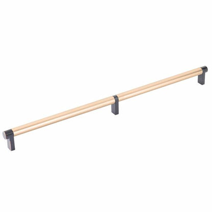Emtek - Select Cabinet Pull 16 Inch C-C, Rectangular Stem, Smooth Bar