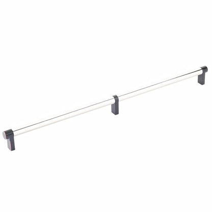 Emtek - Select Cabinet Pull 16 Inch C-C, Rectangular Stem, Smooth Bar