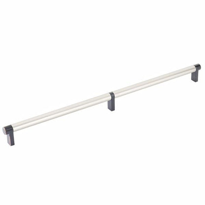 Emtek - Select Cabinet Pull 16 Inch C-C, Rectangular Stem, Smooth Bar