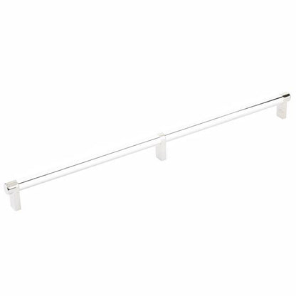 Emtek - Select Cabinet Pull 16 Inch C-C, Rectangular Stem, Smooth Bar