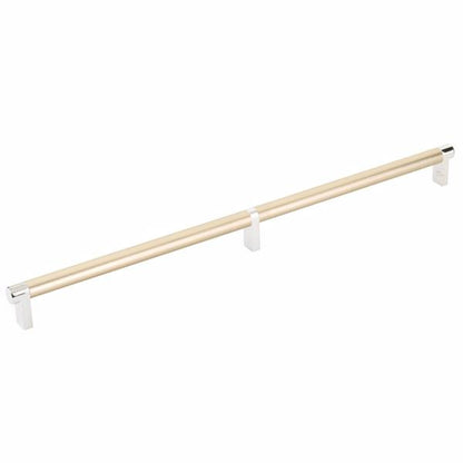 Emtek - Select Cabinet Pull 16 Inch C-C, Rectangular Stem, Smooth Bar