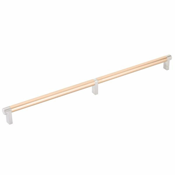 Emtek - Select Cabinet Pull 16 Inch C-C, Rectangular Stem, Smooth Bar