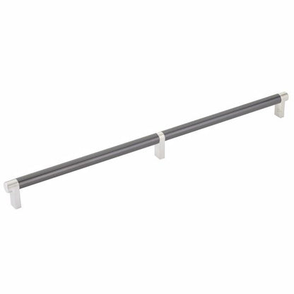 Emtek - Select Cabinet Pull 16 Inch C-C, Rectangular Stem, Smooth Bar
