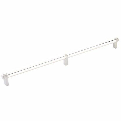 Emtek - Select Cabinet Pull 16 Inch C-C, Rectangular Stem, Smooth Bar