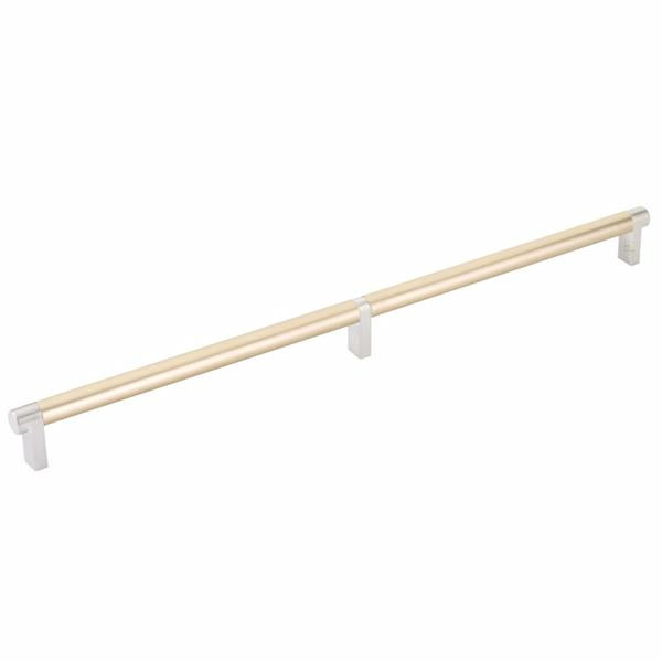 Emtek - Select Cabinet Pull 16 Inch C-C, Rectangular Stem, Smooth Bar