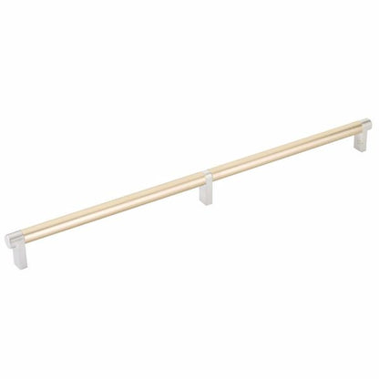 Emtek - Select Cabinet Pull 16 Inch C-C, Rectangular Stem, Smooth Bar
