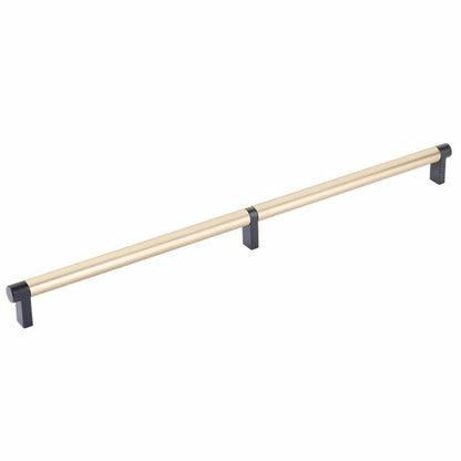 Emtek - Select Cabinet Pull 16 Inch C-C, Rectangular Stem, Smooth Bar