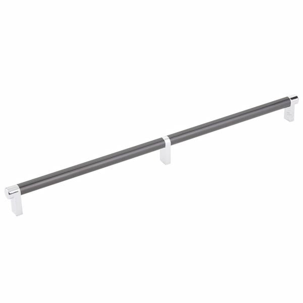 Emtek - Select Cabinet Pull 16 Inch C-C, Rectangular Stem, Smooth Bar