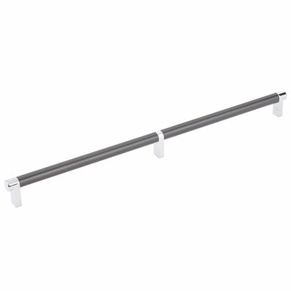 Emtek - Select Cabinet Pull 16 Inch C-C, Rectangular Stem, Smooth Bar