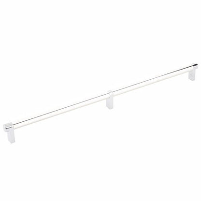 Emtek - Select Cabinet Pull 16 Inch C-C, Rectangular Stem, Smooth Bar