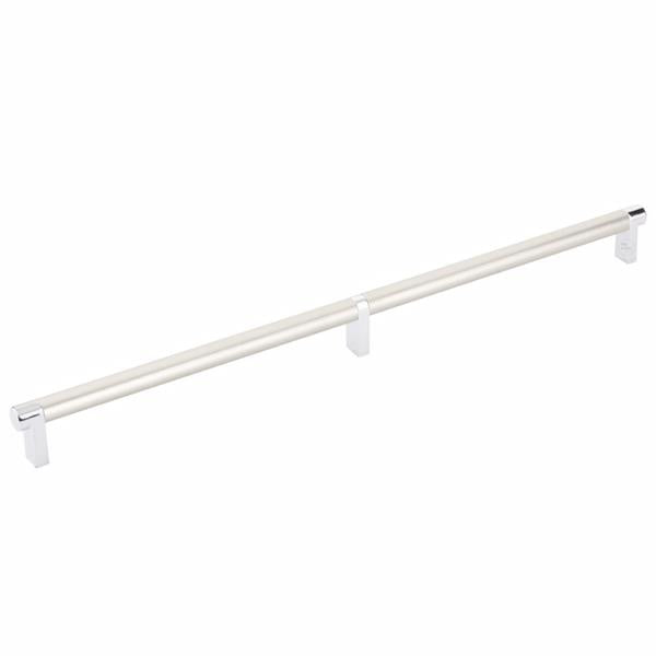 Emtek - Select Cabinet Pull 16 Inch C-C, Rectangular Stem, Smooth Bar