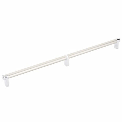 Emtek - Select Cabinet Pull 16 Inch C-C, Rectangular Stem, Smooth Bar