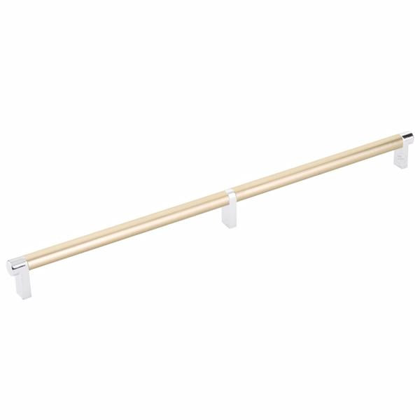 Emtek - Select Cabinet Pull 16 Inch C-C, Rectangular Stem, Smooth Bar