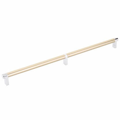 Emtek - Select Cabinet Pull 16 Inch C-C, Rectangular Stem, Smooth Bar