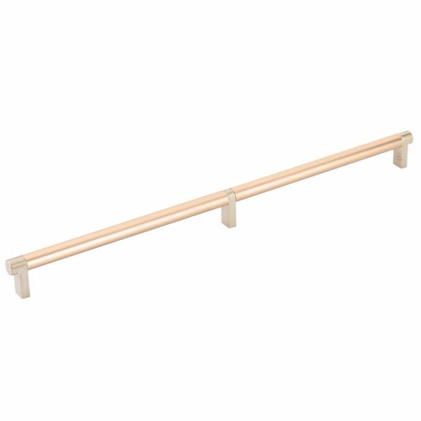 Emtek - Select Cabinet Pull 16 Inch C-C, Rectangular Stem, Smooth Bar