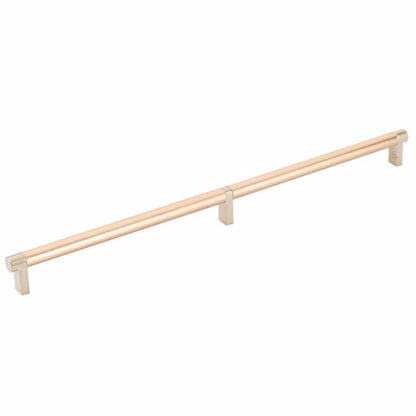 Emtek - Select Cabinet Pull 16 Inch C-C, Rectangular Stem, Smooth Bar