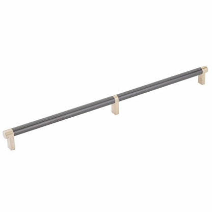 Emtek - Select Cabinet Pull 16 Inch C-C, Rectangular Stem, Smooth Bar