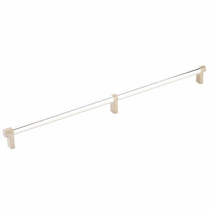 Emtek - Select Cabinet Pull 16 Inch C-C, Rectangular Stem, Smooth Bar