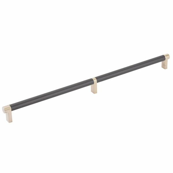 Emtek - Select Cabinet Pull 16 Inch C-C, Rectangular Stem, Smooth Bar