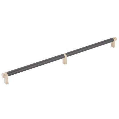 Emtek - Select Cabinet Pull 16 Inch C-C, Rectangular Stem, Smooth Bar