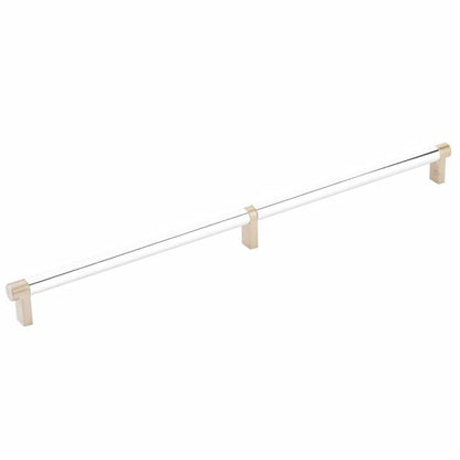 Emtek - Select Cabinet Pull 16 Inch C-C, Rectangular Stem, Smooth Bar
