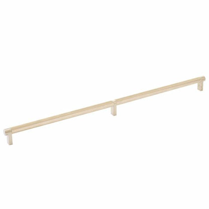 Emtek - Select Cabinet Pull 20 Inch C-C, Rectangular Stem, Knurled Bar