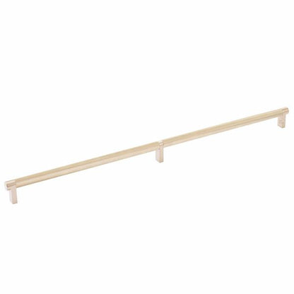 Emtek - Select Cabinet Pull 20 Inch C-C, Rectangular Stem, Knurled Bar