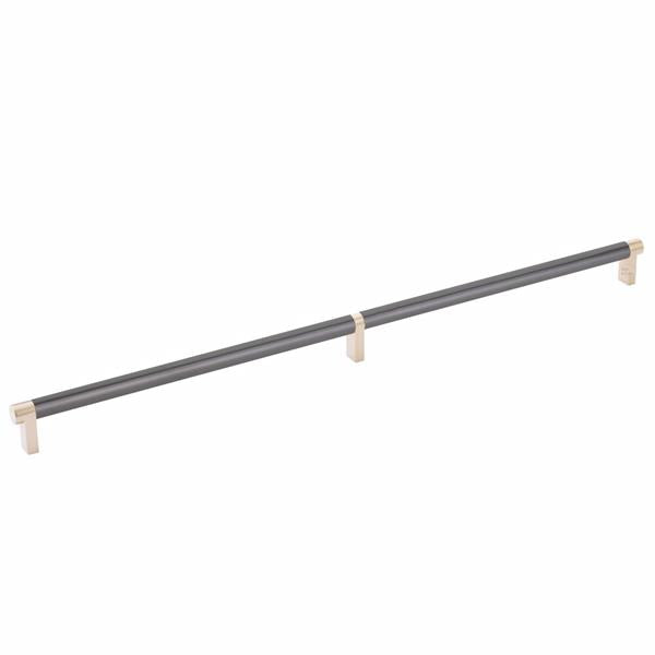Emtek - Select Cabinet Pull 20 Inch C-C, Rectangular Stem, Smooth Bar