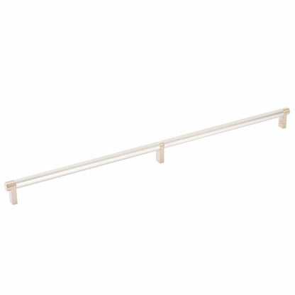 Emtek - Select Cabinet Pull 20 Inch C-C, Rectangular Stem, Smooth Bar