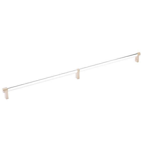 Emtek - Select Cabinet Pull 20 Inch C-C, Rectangular Stem, Smooth Bar
