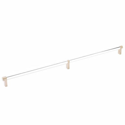Emtek - Select Cabinet Pull 20 Inch C-C, Rectangular Stem, Smooth Bar