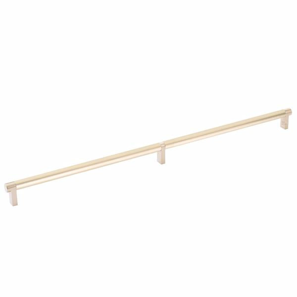 Emtek - Select Cabinet Pull 20 Inch C-C, Rectangular Stem, Smooth Bar