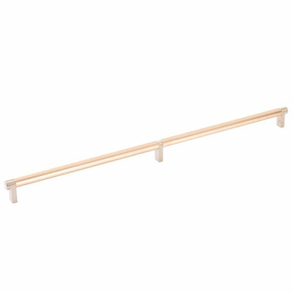 Emtek - Select Cabinet Pull 20 Inch C-C, Rectangular Stem, Smooth Bar