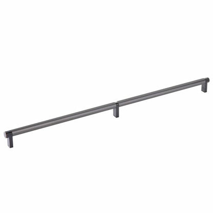Emtek - Select Cabinet Pull 20 Inch C-C, Rectangular Stem, Smooth Bar
