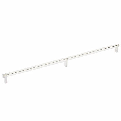 Emtek - Select Cabinet Pull 20 Inch C-C, Rectangular Stem, Smooth Bar