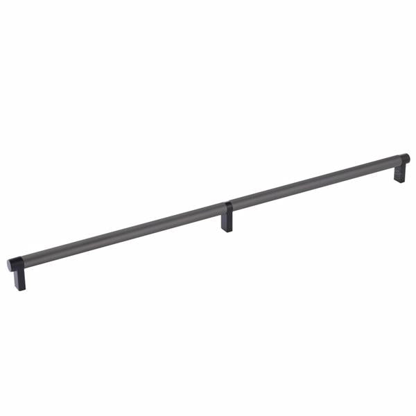 Emtek - Select Cabinet Pull 20 Inch C-C, Rectangular Stem, Smooth Bar