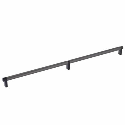 Emtek - Select Cabinet Pull 20 Inch C-C, Rectangular Stem, Smooth Bar