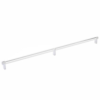 Emtek - Select Cabinet Pull 20 Inch C-C, Rectangular Stem, Smooth Bar