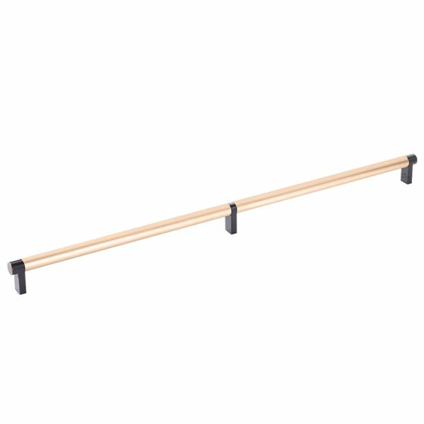 Emtek - Select Cabinet Pull 20 Inch C-C, Rectangular Stem, Smooth Bar