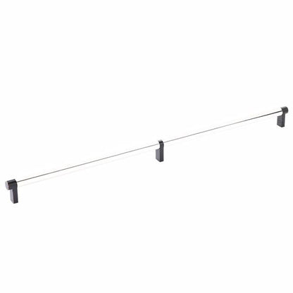 Emtek - Select Cabinet Pull 20 Inch C-C, Rectangular Stem, Smooth Bar