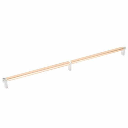 Emtek - Select Cabinet Pull 20 Inch C-C, Rectangular Stem, Smooth Bar