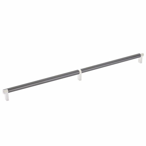 Emtek - Select Cabinet Pull 20 Inch C-C, Rectangular Stem, Smooth Bar