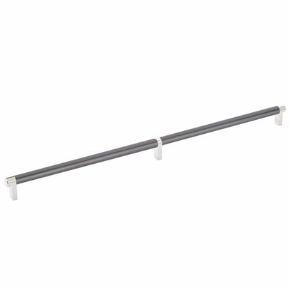 Emtek - Select Cabinet Pull 20 Inch C-C, Rectangular Stem, Smooth Bar