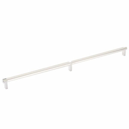 Emtek - Select Cabinet Pull 20 Inch C-C, Rectangular Stem, Smooth Bar