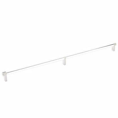 Emtek - Select Cabinet Pull 20 Inch C-C, Rectangular Stem, Smooth Bar