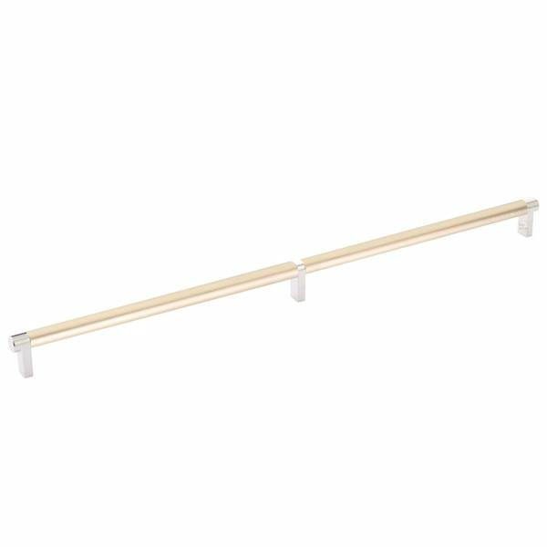 Emtek - Select Cabinet Pull 20 Inch C-C, Rectangular Stem, Smooth Bar